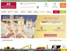 Tablet Screenshot of ducsdegascogne.com